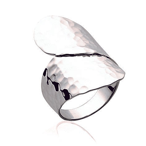 Hammered Silver Ring - Artizen Jewelry