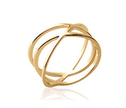 Criss Cross Orbit Ring - Artizen Jewelry