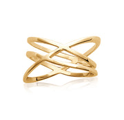 Criss Cross Orbit Ring - Artizen Jewelry