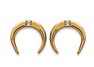 Small Horn Earrings - Artizen Jewelry