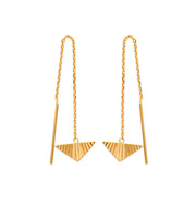 Triangle Threader Earrings - Artizen Jewelry