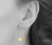Half Moon Threader Earrings - Artizen Jewelry