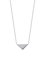 Solid Triangle Silver Necklace - Artizen Jewelry