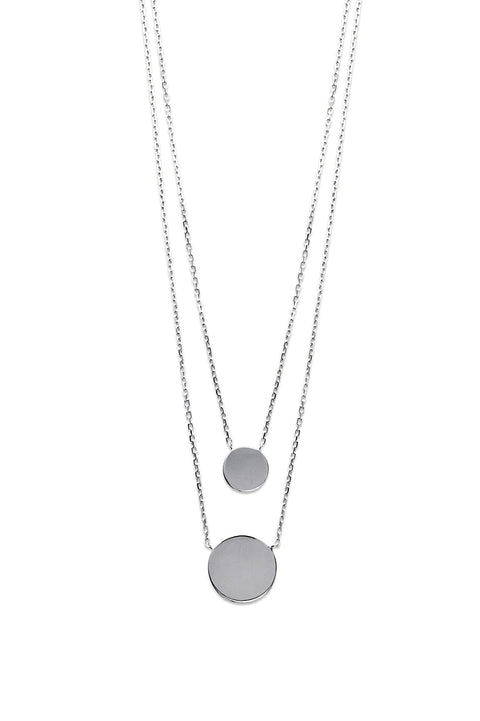 Disc Silver Necklace - Artizen Jewelry