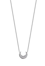 Half Moon Silver Necklace - Artizen Jewelry