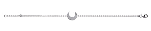 Half Moon Silver Bracelet - Artizen Jewelry