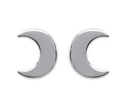 Half Moon Silver Earrings - Artizen Jewelry