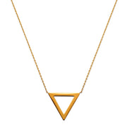 Open Triangle Necklace - Artizen Jewelry