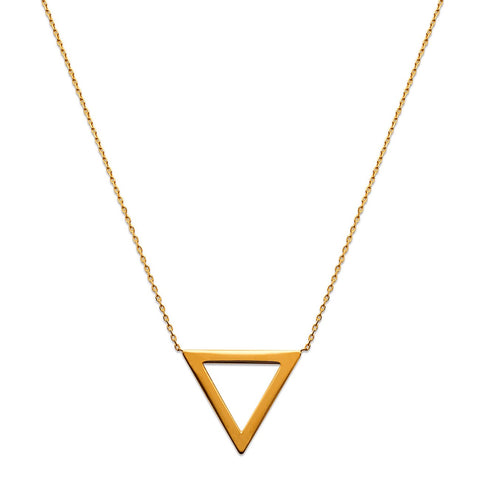 Open Triangle Necklace - Artizen Jewelry