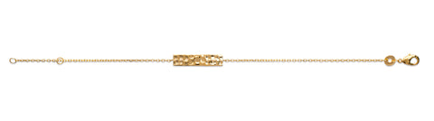 Hammered Bar Bracelet - Artizen Jewelry