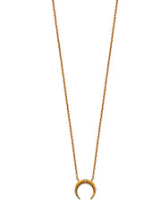 Horn Gold Plated Necklace - Artizen Jewelry