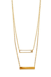 Double Bar Necklace - Artizen Jewelry