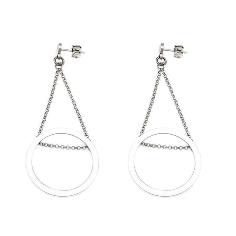 Geometric Silver Earrings - Artizen Jewelry