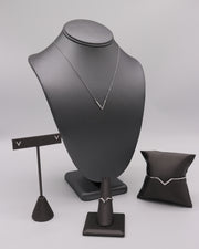 "V" Silver Bracelet - Artizen Jewelry