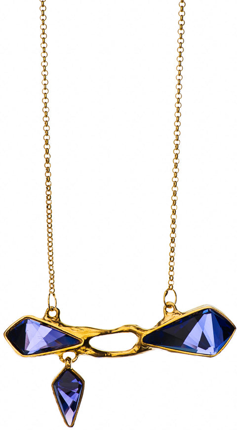Gold Plated Necklace | MG2543 - Artizen Jewelry