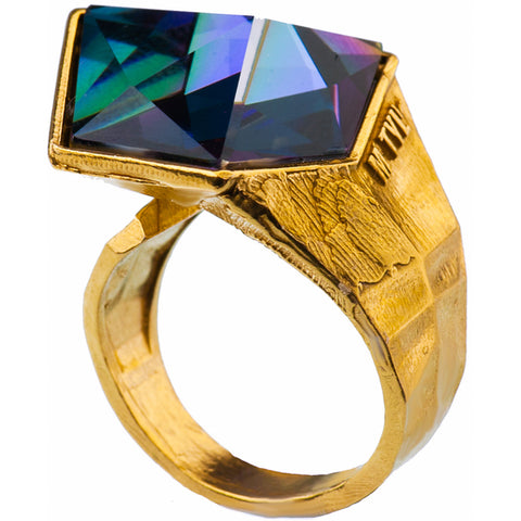 Gold Plated Ring | MG5544 - Artizen Jewelry