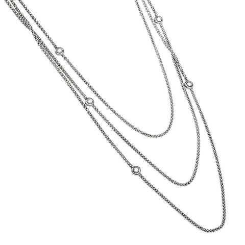 Multistrand Mesh Silver Necklace - Artizen Jewelry