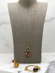 Gold Plated Necklace | MG2244 - Artizen Jewelry