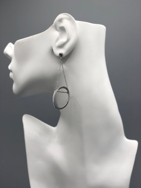 Geometric Silver Earrings - Artizen Jewelry