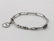 Silver Bracelet with Swarovski Crystal - Artizen Jewelry