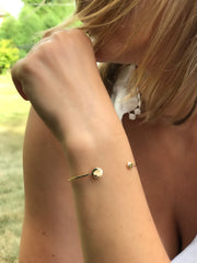 Double Disc Bracelet - Artizen Jewelry