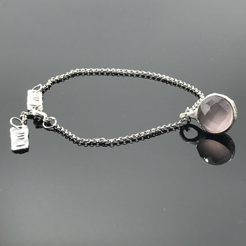 Silver Bracelet with Quartz - Artizen Jewelry