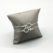 Him & Her Silver Bracelet - Artizen Jewelry