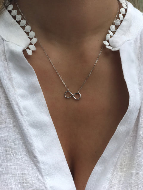 Infinity Silver Necklace - Artizen Jewelry