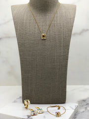 Gold Plated Necklace | MG2259 - Artizen Jewelry