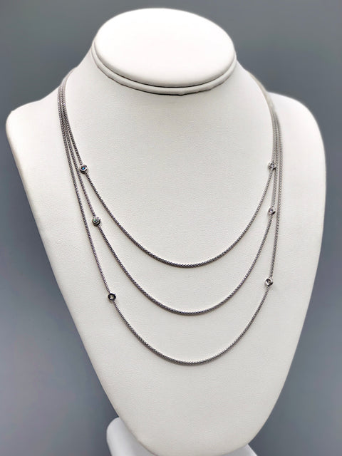 Multistrand Mesh Silver Necklace - Artizen Jewelry