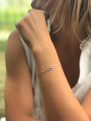 Infinity Silver Bracelet - Artizen Jewelry
