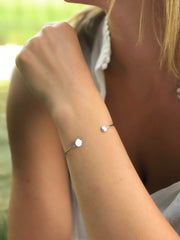Disc Silver Bracelet - Artizen Jewelry