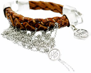 Leather & Silver Bracelet - Artizen Jewelry