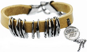 Leather & Silver Bracelet - Artizen Jewelry