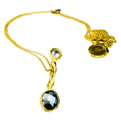 Gold Plated Necklace | M2183 - Artizen Jewelry